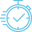 Icon chrono CFJ bleu droit